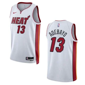Miami Heat Bam Adebayo 2022-23 Association Edition White Swingman Jersey - Alzaintravels