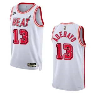 Miami Heat 2022-23 Classic Edition Bam Adebayo White Jersey 35th Anniversary - Alzaintravels