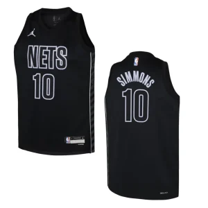 Youth Brooklyn Nets 2022-23 Statement Edition Ben Simmons Black Jersey - Alzaintravels