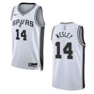 Blake Wesley Association Edition San Antonio Spurs 2022-23 White Swingman Jersey - Alzaintravels