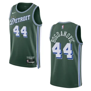 Detroit Pistons Bojan Bogdanovic 2022-23 City Edition Green Swingman Jersey - Alzaintravels