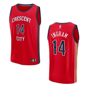 Brandon Ingram Statement Edition New Orleans Pelicans 2023-24 Red Fastbreak Replica Jersey - Alzaintravels