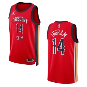 Brandon Ingram Statement Edition New Orleans Pelicans 2023-24 Red Swingman Jersey - Alzaintravels