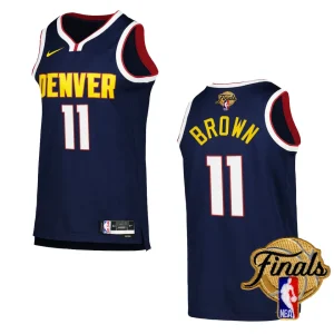 Bruce Brown Navy 2023 NBA Finals Denver Nuggets Icon Edition Jersey - Alzaintravels