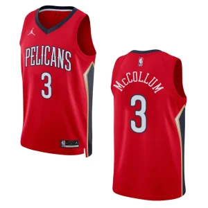 C.J. McCollum Statement Edition New Orleans Pelicans 2022-23 Red Swingman Jersey - Alzaintravels