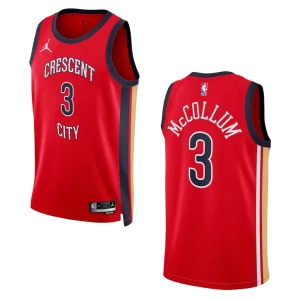 C.J. McCollum Statement Edition New Orleans Pelicans 2023-24 Red Swingman Jersey - Alzaintravels