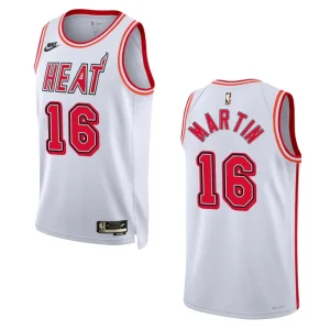Miami Heat 2022-23 Classic Edition Caleb Martin White Jersey 35th Anniversary - Alzaintravels