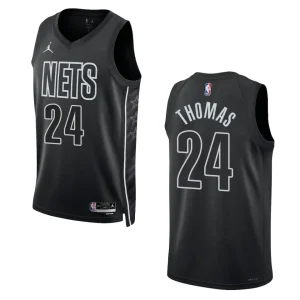 Cam Thomas Statement Edition Brooklyn Nets 2022-23 Black Swingman Jersey - Alzaintravels