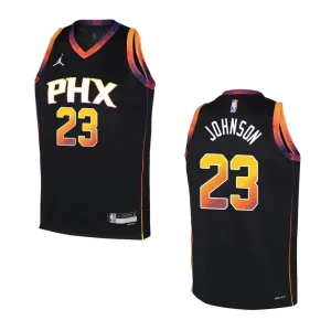 2022-23 Phoenix Suns Youth Statement Edition Cameron Johnson Black Jersey - Alzaintravels