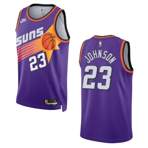 Phoenix Suns Cameron Johnson Purple Swingman 2022-23 Classic Edition Jersey - Alzaintravels