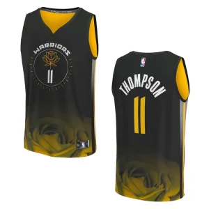 Golden State Warriors Fast Break Klay Thompson 2022-23 City Black Jersey - Alzaintravels