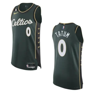 2022-23 City Edition Boston Celtics Jayson Tatum Green Authentic Jersey - Alzaintravels