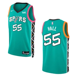 2022-23 City Edition San Antonio Spurs Jordan Hall Turquoise Swingman Jersey - Alzaintravels