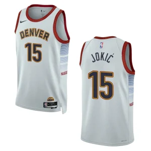 2022-23 City Edition Denver Nuggets Nikola Jokic Sliver Swingman Jersey - Alzaintravels