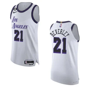 2022-23 City Edition Los Angeles Lakers Patrick Beverley White Authentic Jersey - Alzaintravels