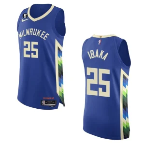 2022-23 City Edition Milwaukee Bucks Serge Ibaka Royal Jersey - Alzaintravels
