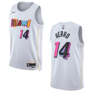 2022-23 City Edition Miami Heat Tyler Herro White Swingman Jersey - Alzaintravels