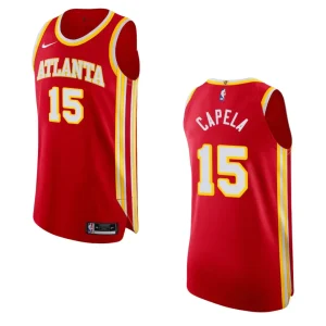 Atlanta Hawks Clint Capela Icon Jersey Authentic Red - Alzaintravels
