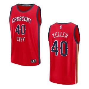 Cody Zeller Statement Edition New Orleans Pelicans 2023-24 Red Fastbreak Replica Jersey - Alzaintravels
