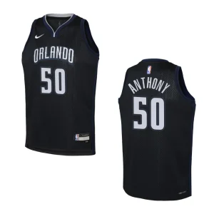 Youth Orlando Magic 2022-23 City Edition Cole Anthony Black Jersey - Alzaintravels
