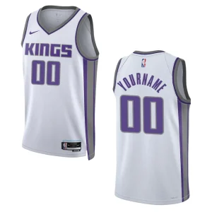 Custom Association Edition Sacramento Kings 2022-23 White Swingman Jersey - Alzaintravels