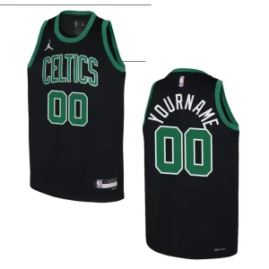 2022-23 Boston Celtics Youth Statement Edition Custom Black Jersey - Alzaintravels