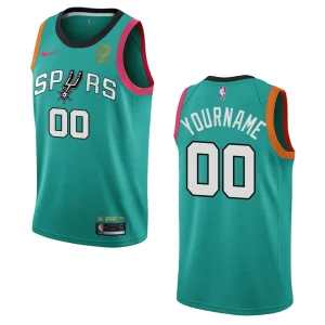 San Antonio Spurs Custom Teal City Edition 2022-23 Swingman Jersey - Alzaintravels