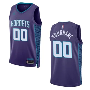 Custom Statement Edition Charlotte Hornets 2022-23 Purple Swingman Jersey - Alzaintravels