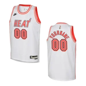 2022-23 Miami Heat Youth Classic Edition Custom White Jersey - Alzaintravels