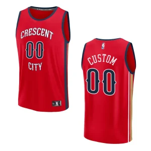 Custom Statement Edition New Orleans Pelicans 2023-24 Red Fastbreak Replica Jersey - Alzaintravels
