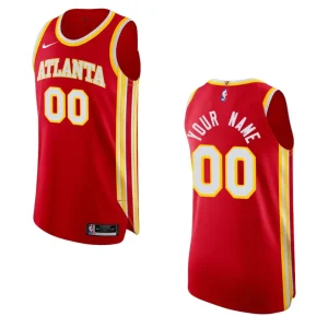 Atlanta Hawks Custom Icon Jersey Authentic Red - Alzaintravels