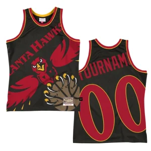 Hawks Custom Big Face 2.0 Swingman Jersey Black - Alzaintravels