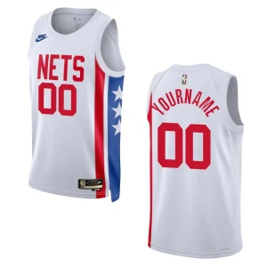 Brooklyn Nets Custom White Swingman 2022-23 Classic Edition Jersey - Alzaintravels