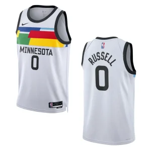D'Angelo Russell City Edition Minnesota Timberwolves 2022-23 White Swingman Jersey - Alzaintravels
