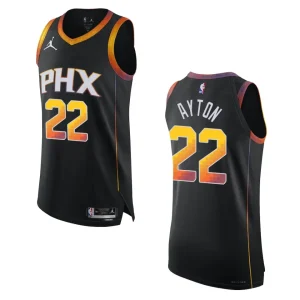Phoenix Suns DeAndre Ayton 2022-23 Statement Edition Black Jersey - Alzaintravels