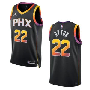 Phoenix Suns DeAndre Ayton 2022-23 Statement Edition Black Swingman Jersey - Alzaintravels