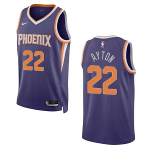 Phoenix Suns DeAndre Ayton 2022-23 Icon Edition Purple Swingman Jersey - Alzaintravels