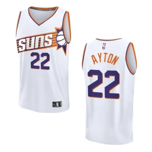 Deandre Ayton Association Edition Phoenix Suns 2023-24 White Fastbreak Replica Jersey - Alzaintravels