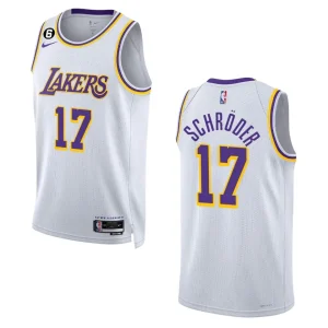 Dennis Schroder Association Edition Los Angeles Lakers 2022-23 White Swingman Jersey - Alzaintravels