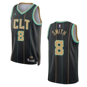 Charlotte Hornets Dennis Smith 2022-23 City Edition Black Swingman Jersey - Alzaintravels