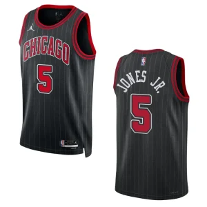 Chicago Bulls Derrick Jones Jr. 2022-23 Statement Edition Black Swingman Jersey - Alzaintravels