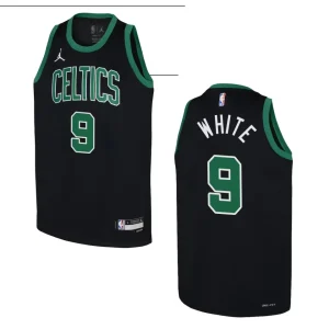 2022-23 Boston Celtics Youth Statement Edition Derrick White Black Jersey - Alzaintravels