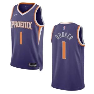 Phoenix Suns Devin Booker 2022-23 Icon Edition Purple Swingman Jersey - Alzaintravels