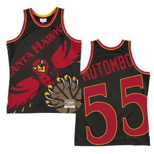 Hawks Dikembe Mutombo Big Face 2.0 Swingman Jersey Black - Alzaintravels