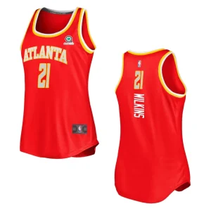 Atlanta Hawks Dominique Wilkins Women's Icon Edition Fast Break Jersey Red - Alzaintravels