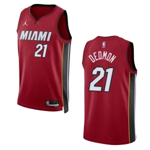 Miami Heat Dwayne Dedmon 2022-23 Statement Edition Red Swingman Jersey - Alzaintravels
