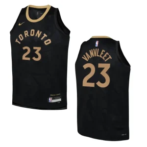 Youth Toronto Raptors 2022-23 City Edition Fred VanVleet Black Jersey - Alzaintravels