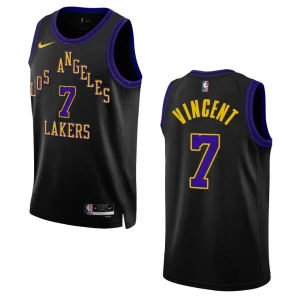 Gabe Vincent City Edition Los Angeles Lakers 2023-24 Black Swingman Jersey - Alzaintravels