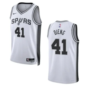 Gorgui Dieng Association Edition San Antonio Spurs 2022-23 White Swingman Jersey - Alzaintravels
