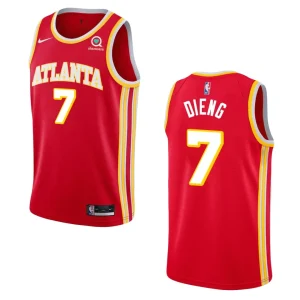 Atlanta Hawks Gorgui Dieng Icon Edition Jersey Red - Alzaintravels